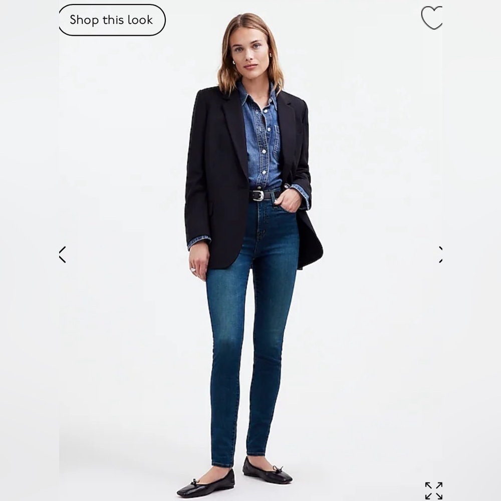 Madewell high riser skinny size 25